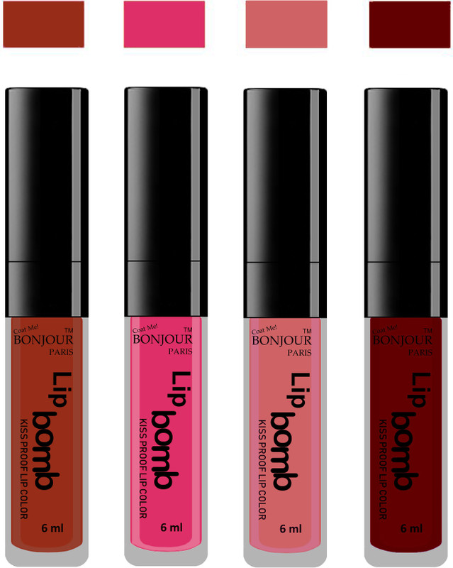 BONJOUR PARIS Matte Lipstick(Tan-Pink-Nute-Mauve, 24 ml) BONJOUR PARIS Matte Lipstick(Tan-Pink-Nute-Mauve, 24 ml)