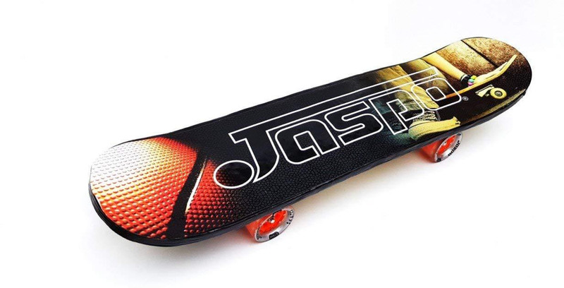 Jaspo 27"x 7" 7 inch x 27 inch Skateboard(Black, Pack of 1)