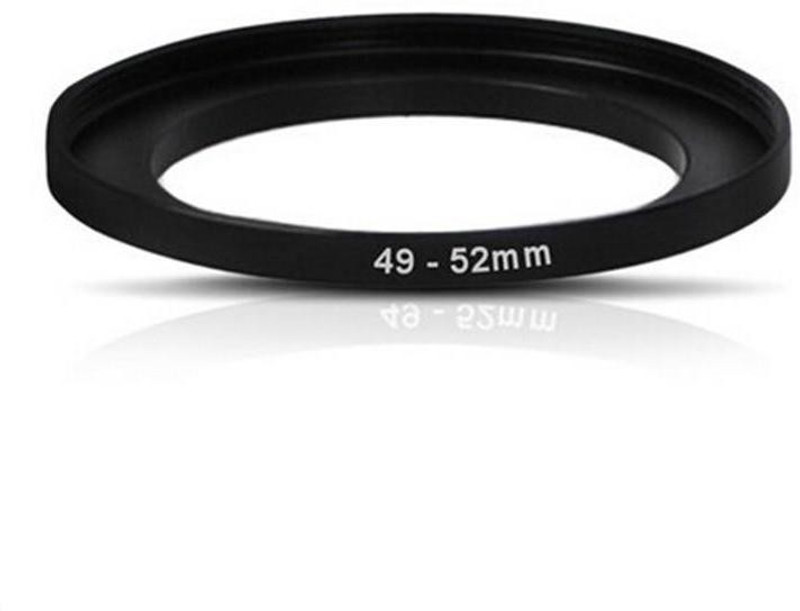 BOOSTY 49mm To 52mm 49-52MM Lens Step Up Filter Ring Stepping Adapter Metal Step Up Ring(49 - 52 mm)