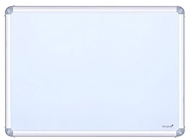ak club Non Magnetic Regular Genuine 2x2 feet white board with aluminum beeding and white board shining and long lasting Whiteboards(Set of 1, White)