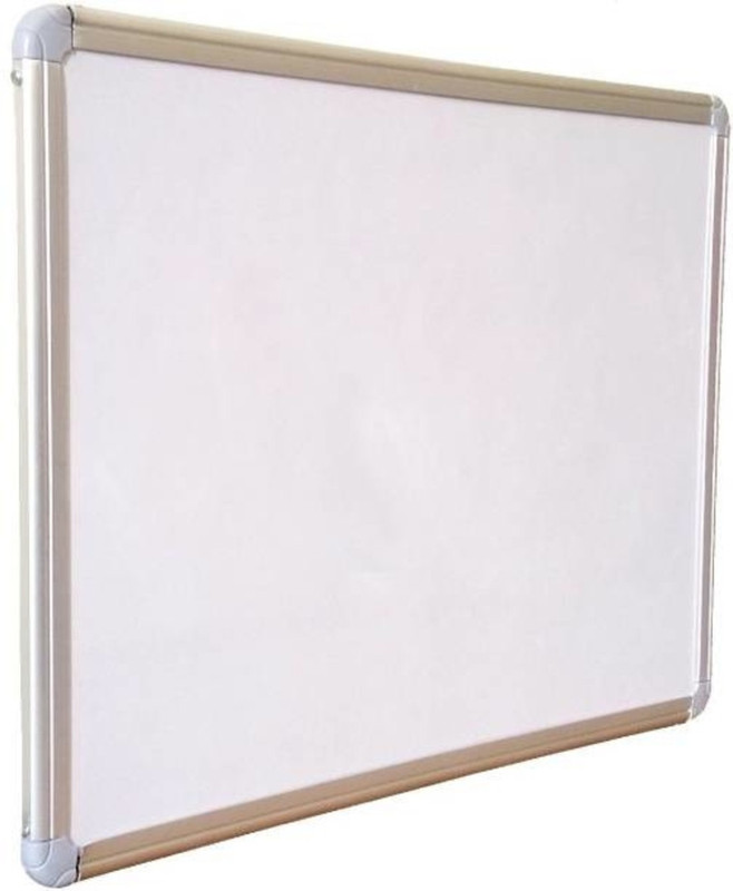 ak club Non Magnetic 2x2 feet white board with Nova Aluminum beedings Regular waterproof white sheet Genuine Quality Original shining white board Whiteboards(Set of 1, Grey)