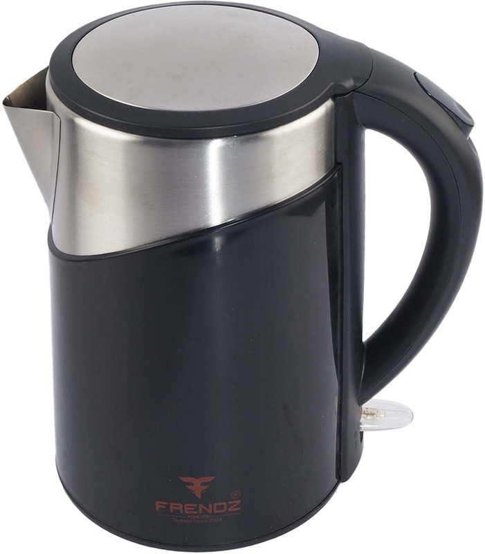 FRENDZ EK-004 Electric Kettle(1.7 L, Black & White)