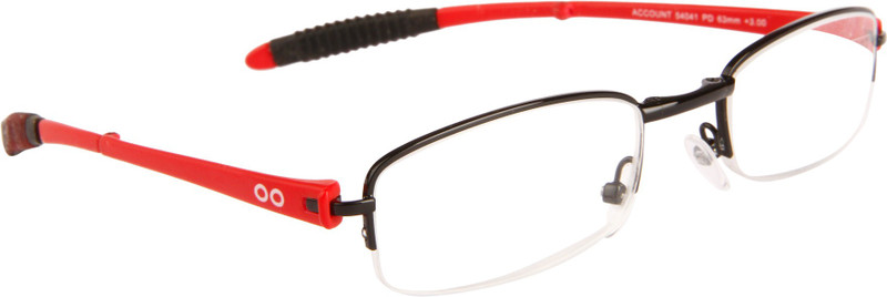Munimji'z Half Rim (+3.00) Rectangle Reading Glasses(63 mm)