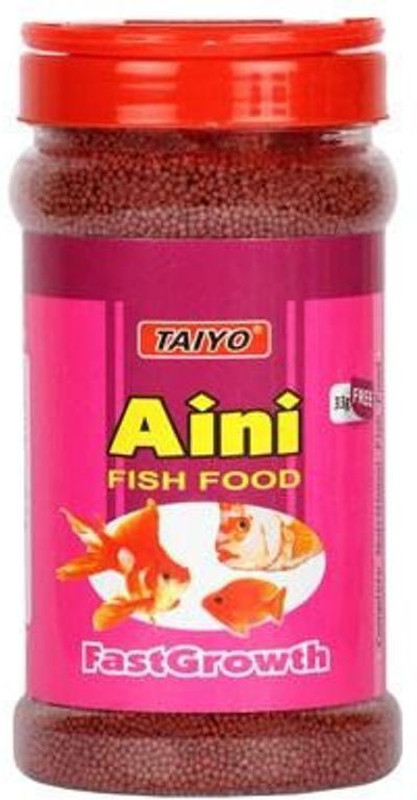 TAIYO Aini Fish Food - Fast Growth 330 gm + 33 gm Free Shrimp 0.363 kg Dry Adult Fish Food