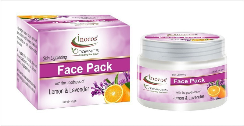 inocos Skin Lightening Face Pack With Lemon & Lavender(50 g)
