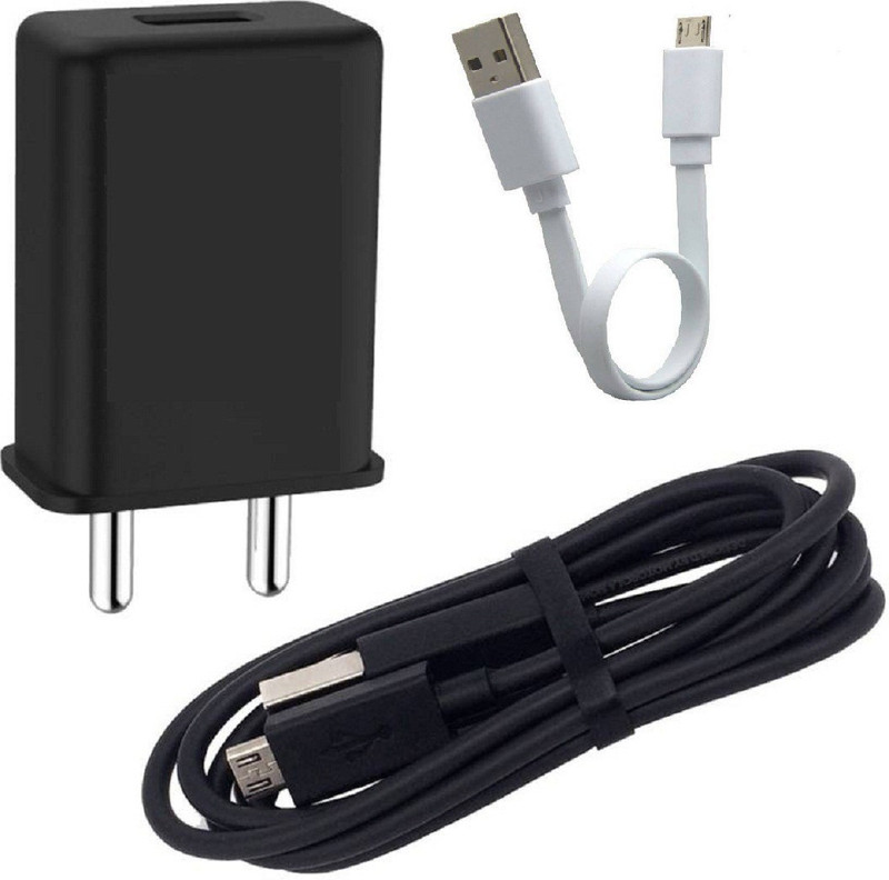 Duisah Wall Charger Accessory Combo for Moto E3 Power, Moto G4 Plus, Support All Motorola Mobile Phone With Warrenty, Moto G5 S+ Mobile turbo charger Power Bank Cable(Black)