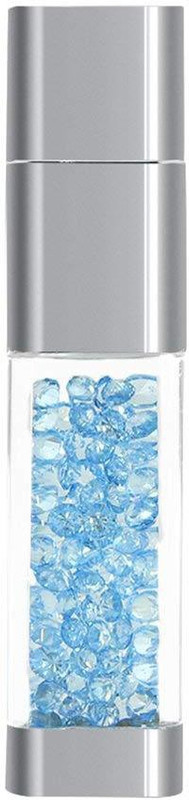 Tobo USB 2.0 Flash Drive Jewelry Crystal Gift for Girls Waterproof Pen Drive Memory Stick Thumb Drives Pen drive Flash Disk (Light Blue) 32GB 32 GB Pen Drive Compatible with Laptop USB 2.0 Plastic Case(Blue)