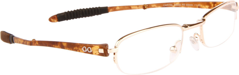 Munimji'z Half Rim (+2.25) Rectangle Reading Glasses(63 mm)