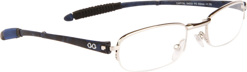 Munimji'z Half Rim (+1.25) Rectangle Reading Glasses(62 mm)