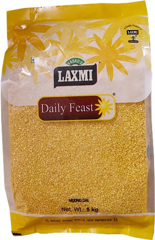 Laxmi Unpolished Yellow Moong Dal (Split)(5 kg)