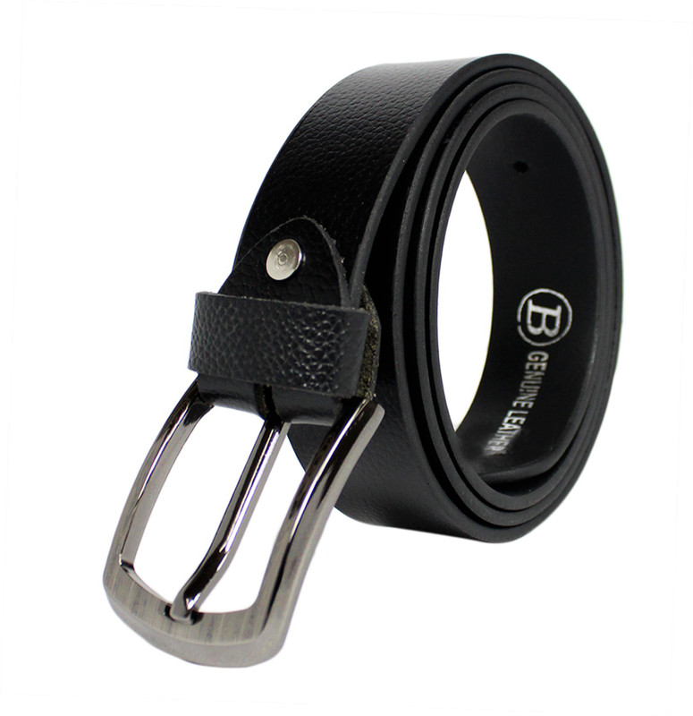 orrocotto Men Formal, Casual Black Genuine Leather Belt