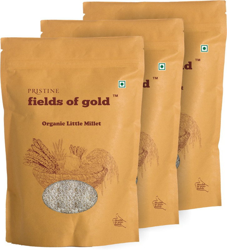 Fields of Gold Organic Little Millet(500 g, Pack of 3) Fields of Gold Organic Little Millet(500 g, Pack of 3)