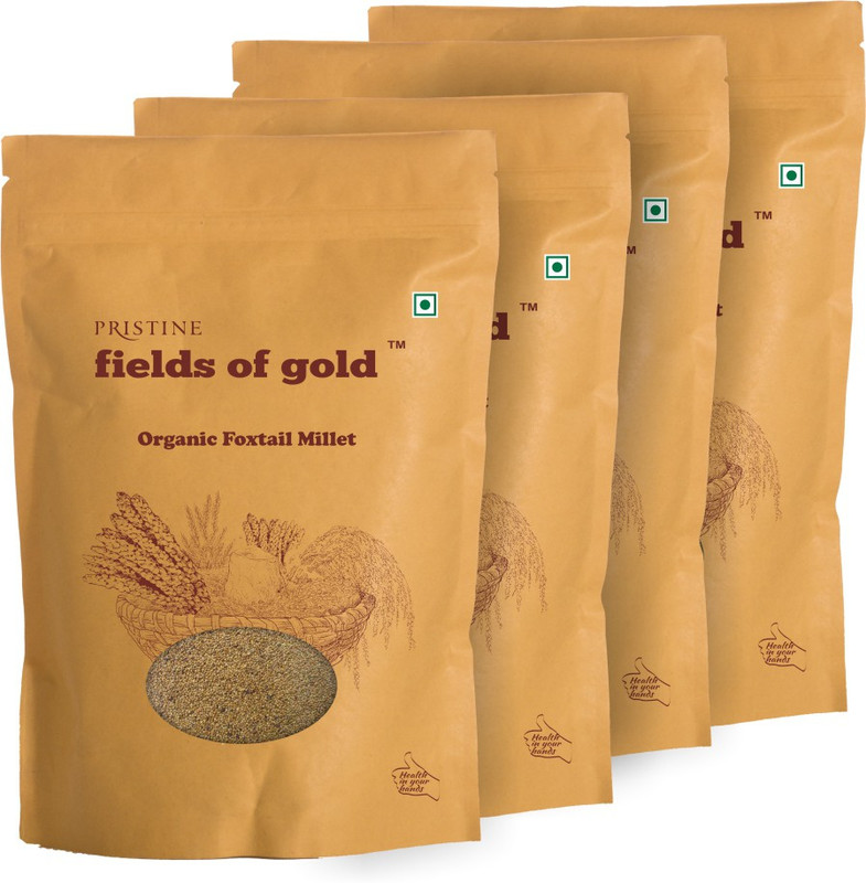 Fields of Gold Organic Foxtail Millet(500 g, Pack of 4) Fields of Gold Organic Foxtail Millet(500 g, Pack of 4)
