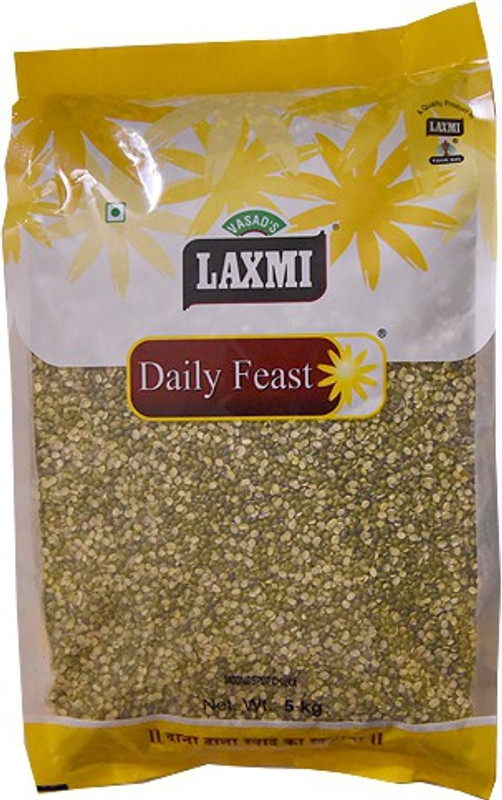 Laxmi Unpolished Green Moong Dal (Split)(5 kg)