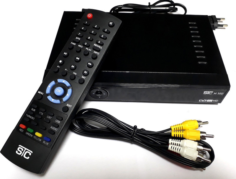 STC Digital Satellite Receiver H-102(No Monthly Recharge) DD Free Dish with all free channels + USB recording Plug and Play Satellite Radio
