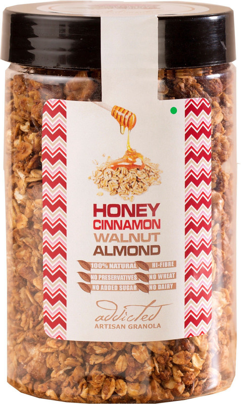 Addicted Honey Cinnamon Walnut Almond-400gm(400 g)