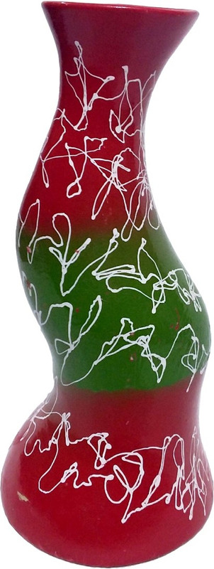 himanshu trading company HTC Decorative Vase Durable Resin Flower Vase Set Decor, Rustic Decorated Dining Table Centerpiece Vases Home Accents for Living Room, Bedroom, Kitchen & More. Ceramic Vase (16 inch, Multicolor) Ceramic Vase(17 inch, Multicolor)