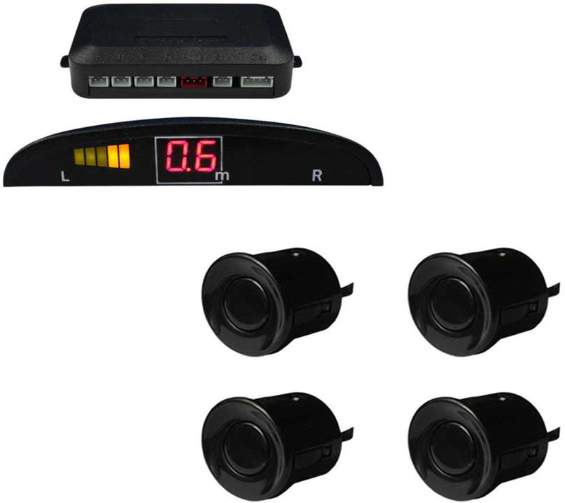 RWT blkprnksensor Car Reverse Parking Sensor Black With LED Display Parking Sensor(Electromagnetic Systems)