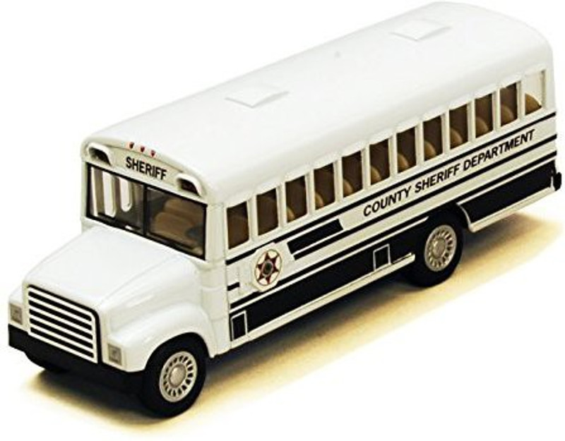 toylandbay County Sheriff Department Prison Work Release Bus Diecast 5" long 1:64 Scale Diecast(Multicolor)