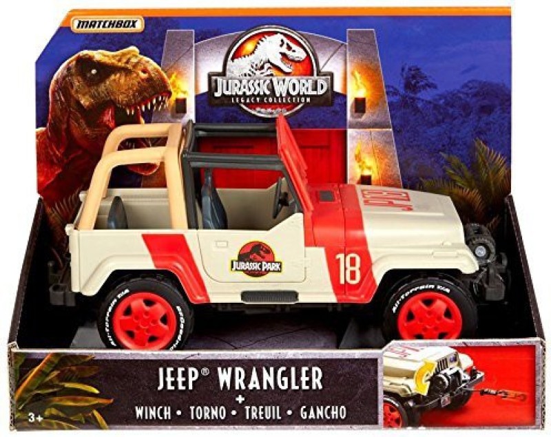 Matchbox Jurassic World Legacy Collection Jeep Wrangler(Multicolor)