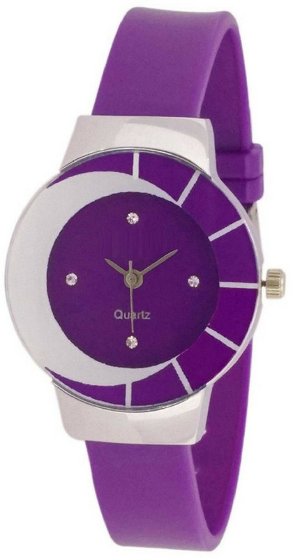 vk sales Purple Moon Analog Watch  - For Girls