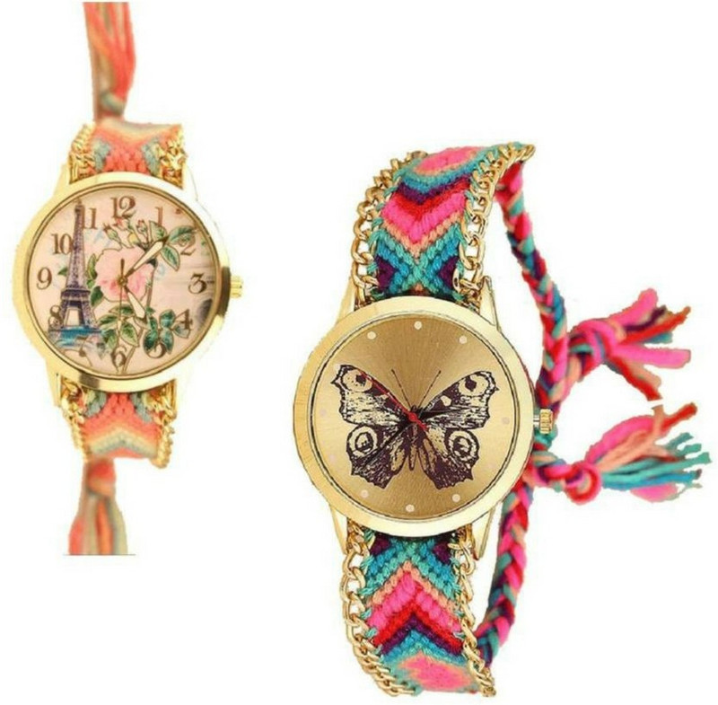 vk sales Paris And Butterfly Dori Belt Analog Watch  - For Girls