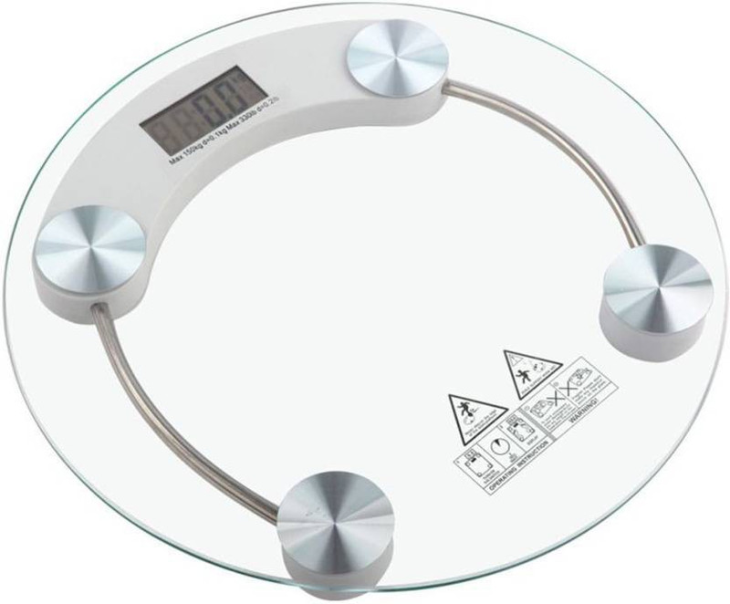 GADGET TREE Round Thick Tempered Glass 8mm Electronic Digital Personal Bathroom Health Body Weight Weighing Scale (White) Weighing Scale (Transparent) Weighing Scale(TRANSPARENT) GADGET TREE Round Thick Tempered Glass 8mm Electronic Digital Personal Bathroom Health Body Weight Weighing Scale (White) Weighing Scale (Transparent) Weighing Scale(TRANSPARENT)