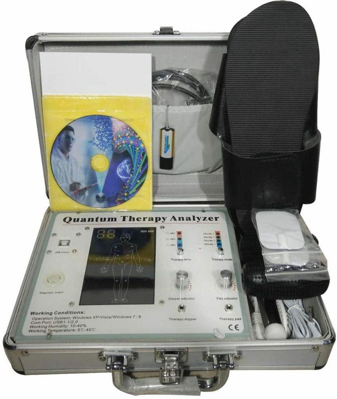 pure natural Quantum Health Analyzer Machine with Therapy Body Fat Analyzer(Silver)