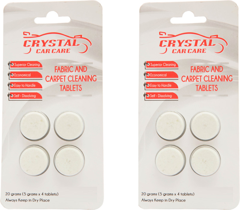crystal car care FABRIC & CARPET CLEANING TABLETS CCCFCT054 Vehicle Interior Cleaner(40 g)