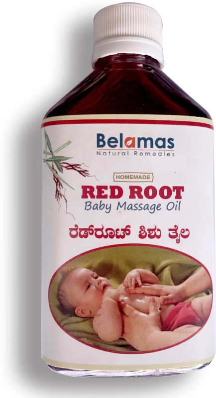 Belamas RED ROOT Baby Massage Oil-Kempu Beru Taila(140 ml)