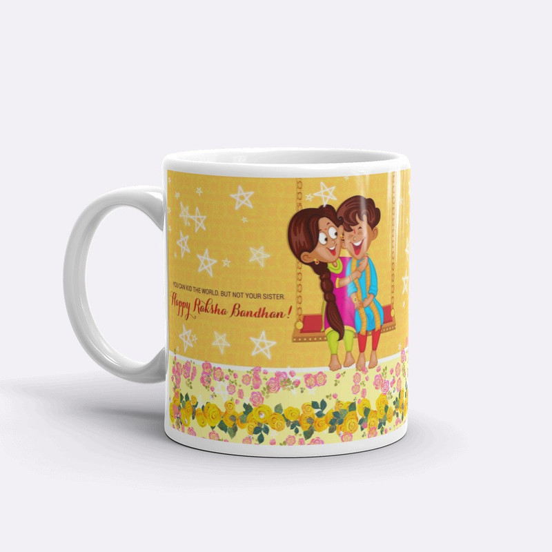 bestylishart HAPPY RAK Ceramic Mug(325 ml)