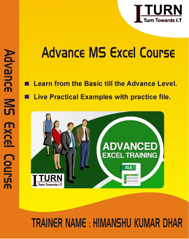 i turn institute Advance MS Excel DVD Tutorial(DVD)