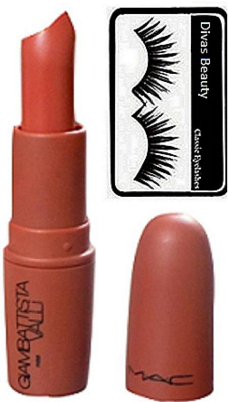 divas beauty Eyelashes & Giambattista valli Whirl Lipstick(2 Items in the set)