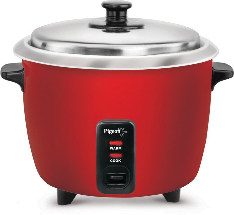 Pigeon joy .6l Electric Rice Cooker(0.6 L, Red)