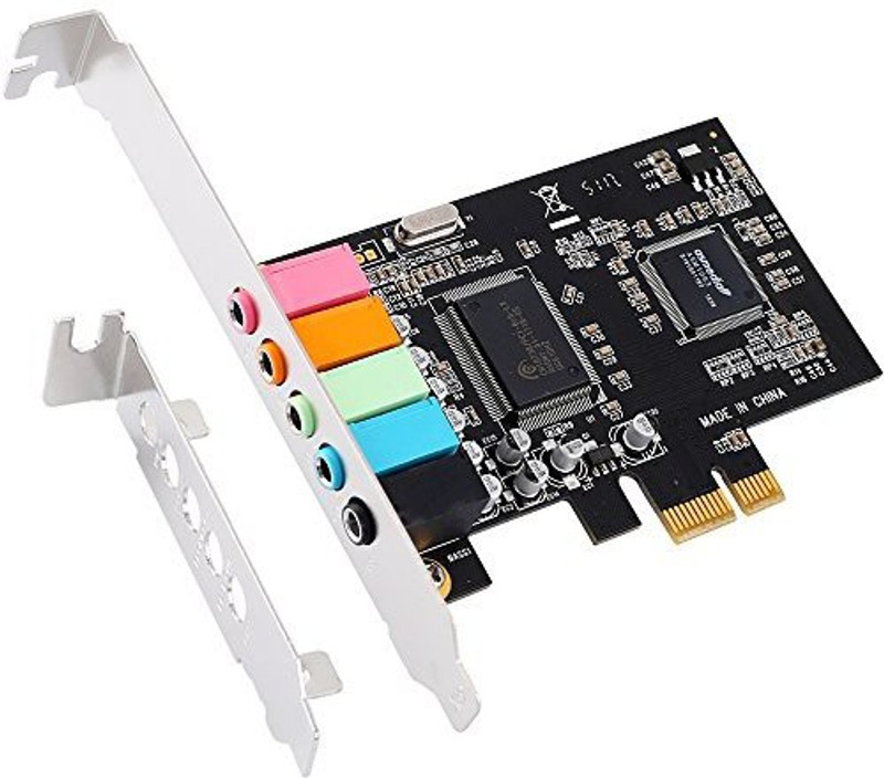 aplink CMI8738 6 Channels PCI Express Digital 3D Audio Stereo Sound Card … PCI EX SLOT Internal Sound Card(5.1 Audio Channel)