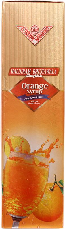 Haldiram Bhujiawala Orange Syrup Orange(750 g, Pack of 1)