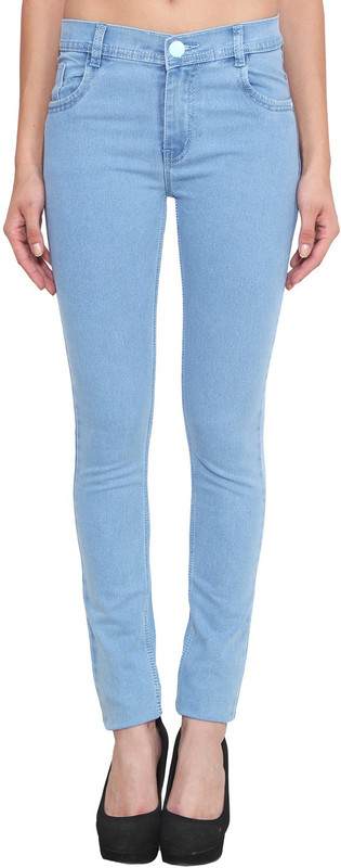 Ahaana Fashion Slim Women Light Blue Jeans