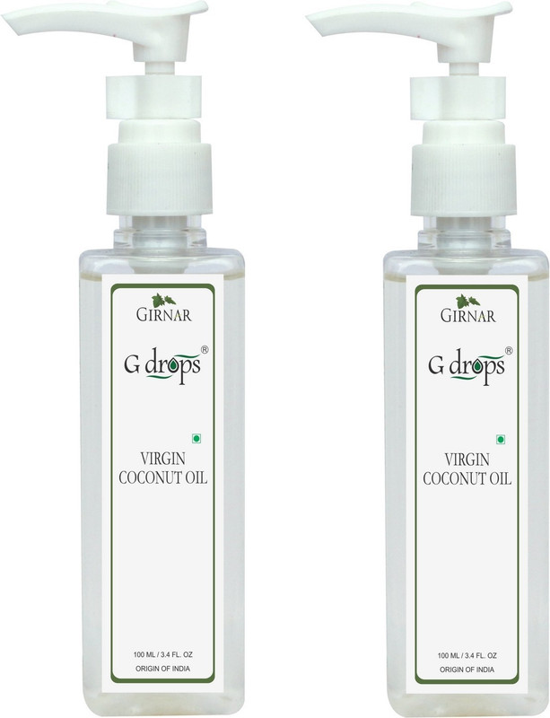 G Drops Virgin Coconut Oil Combo Set of 2(200 ml)