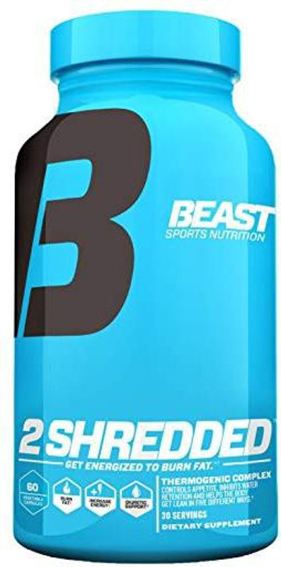 beast sports 2 SHREDDED, 60 VEGETABLE CAPSULES(60 No)