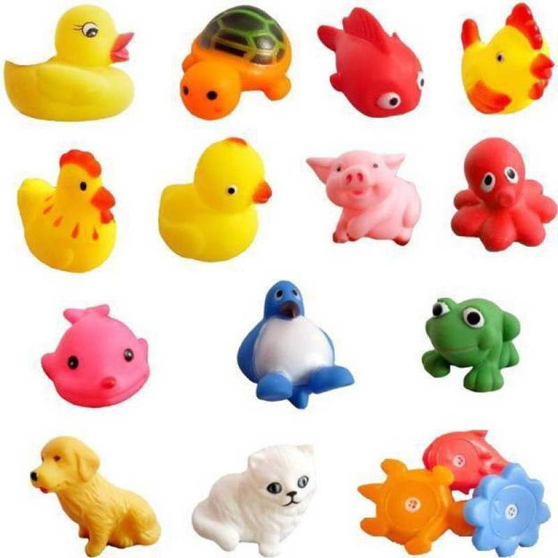 Anzal Baby Swimming Bath Water Toys Sounding Bath Toys Bath Toy(Multicolor)