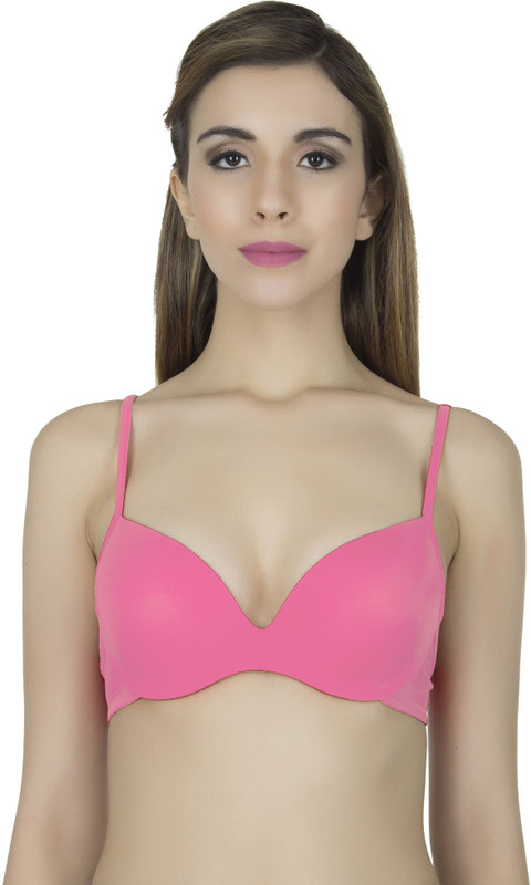 pearlfly byPearlfly mannequin Women, Girls T-Shirt Lightly Padded Bra(Pink)