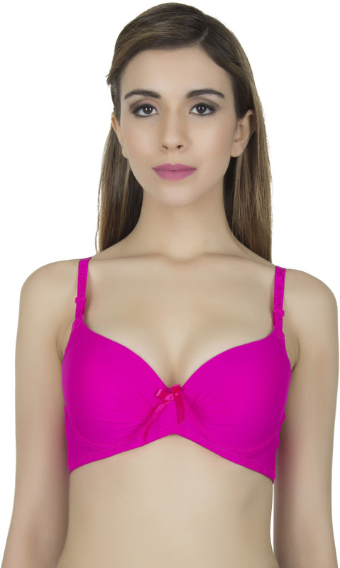 pearlfly byPearlfly mannequin Women, Girls T-Shirt Heavily Padded Bra(Blue)