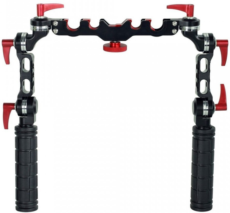 CAMTREE Hunt Quick Mount 15mm Rosette Handle Set for Shoulder Rig Rods support Rail System ( CH-QM-H) Camera Rig