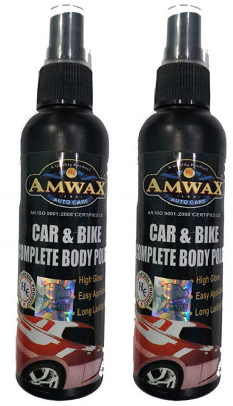 amwax Liquid Car Polish for Metal Parts, Exterior(240 ml)