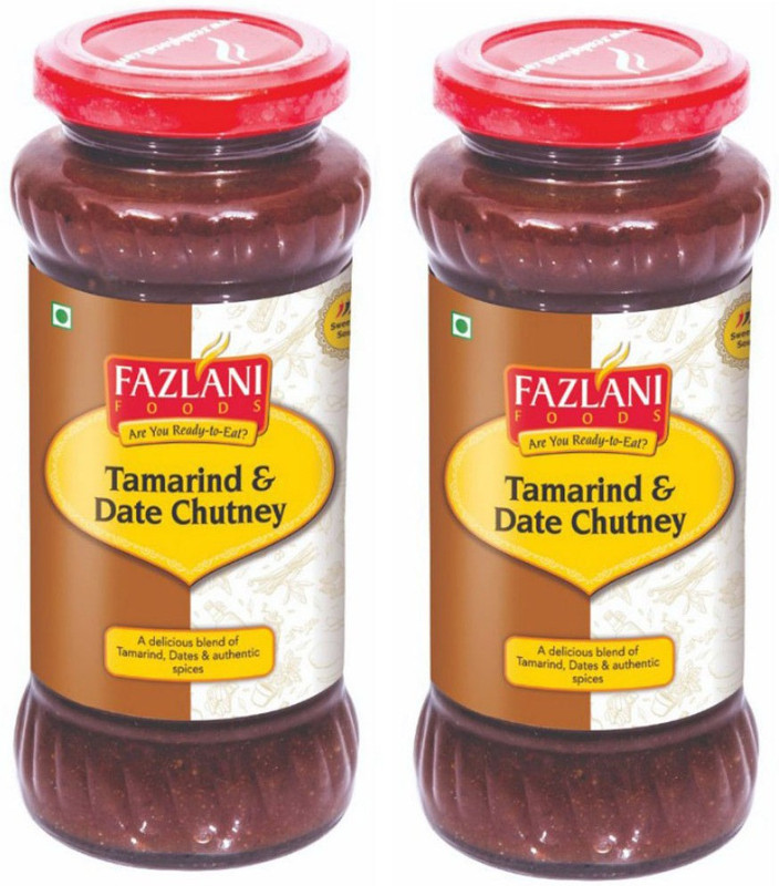 Fazlani Foods Ready To Eat Pack of 2 Tamarind and Date Chutney Paste(350 g)