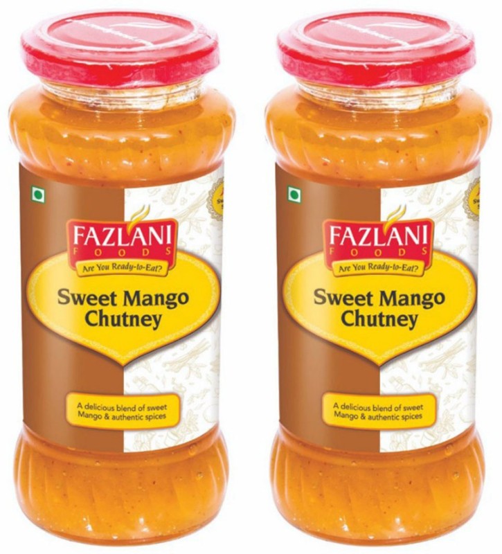 Fazlani Foods Ready To Eat Pack of 2 Sweet Mango Chutney Paste(350 g)