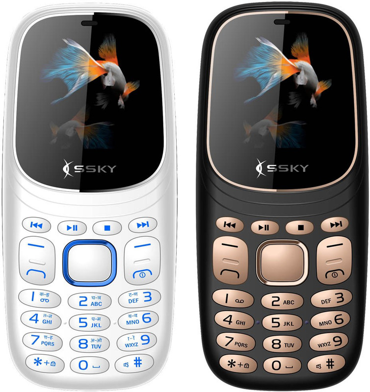 Ssky K7 Pro Combo of Two Mobiles(White, Black) Ssky K7 Pro Combo of Two Mobiles(White, Black)