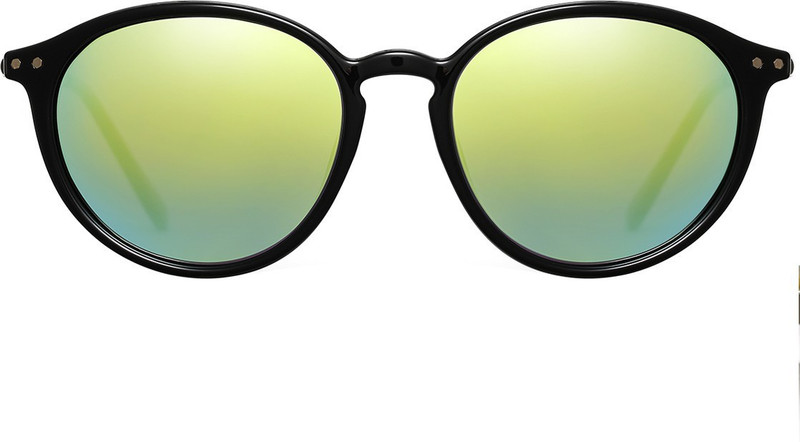 PARIM Round Sunglasses(Green)