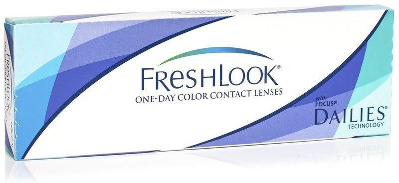 ciba vision Freshlook One Day Color Contact lenses Daily(0, Colored Contact Lenses, Pack of 10)