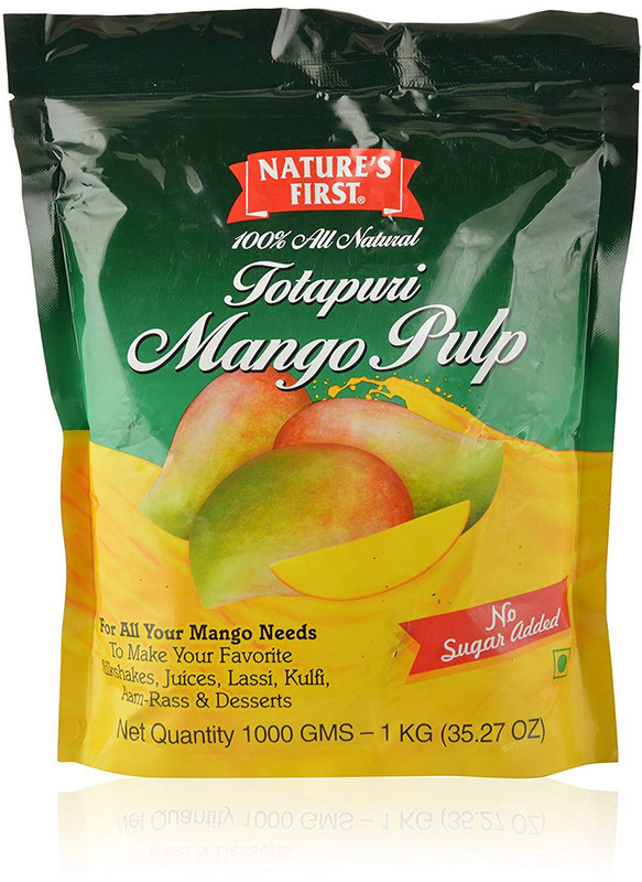 NATURE'S FIRST Totapuri Mango Pulp, 1 kg(1 L)